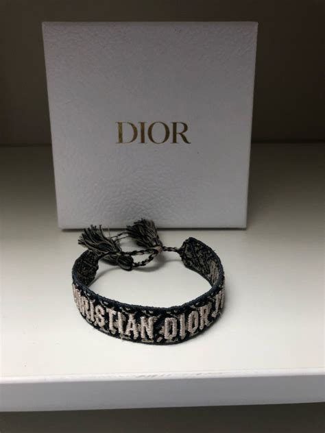 dior braclate|christian Dior studded friendship bracelet.